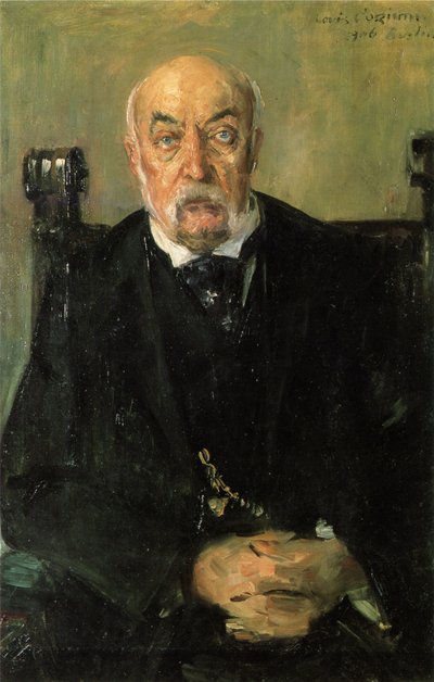 Porträt des Großlogenmeisters Zöllner von Lovis Corinth